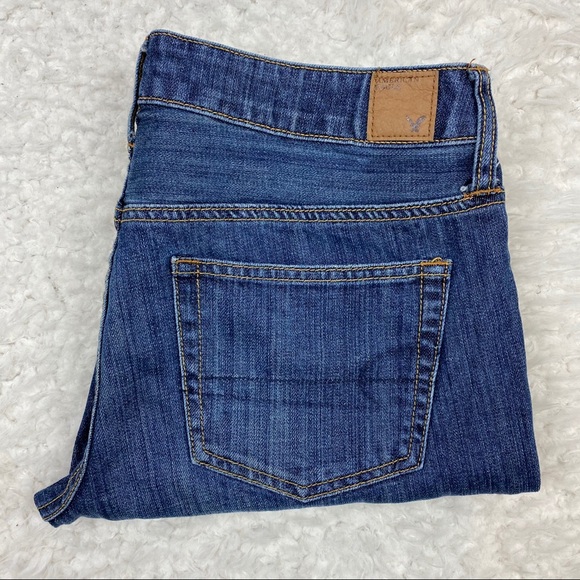 American Eagle Outfitters Denim - American Eagle Boy Fit Crop Jeans 6 Denim